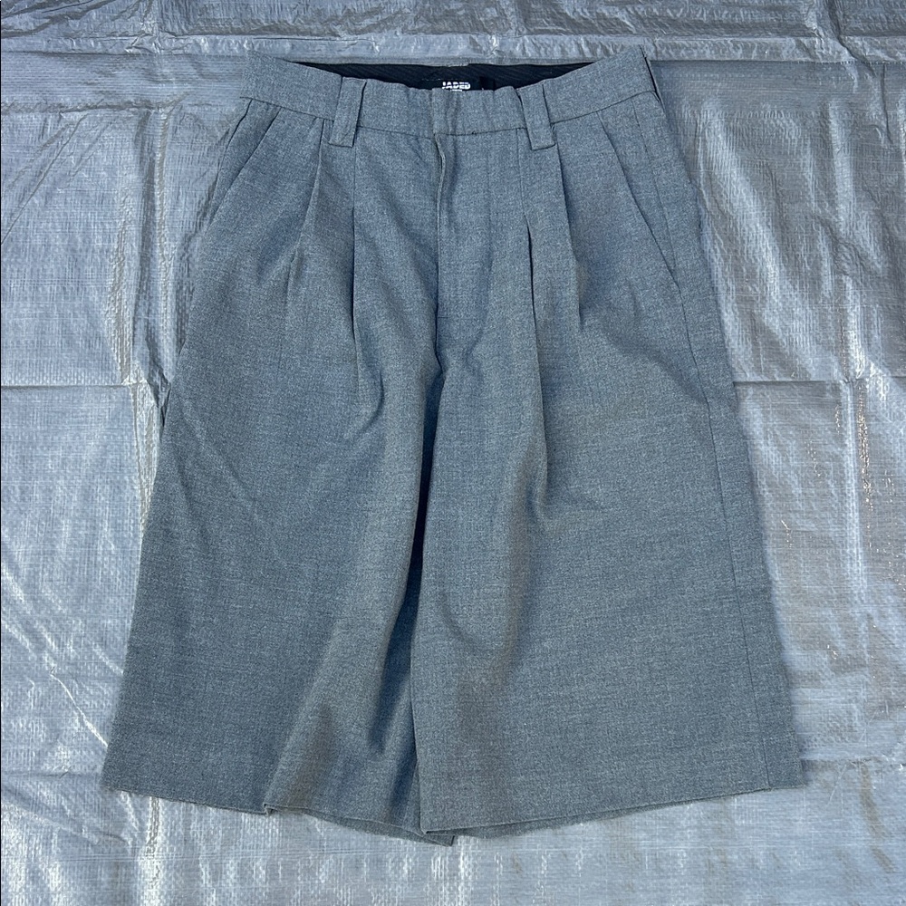 Jaded London Charcoal Women's Flat Front Shorts